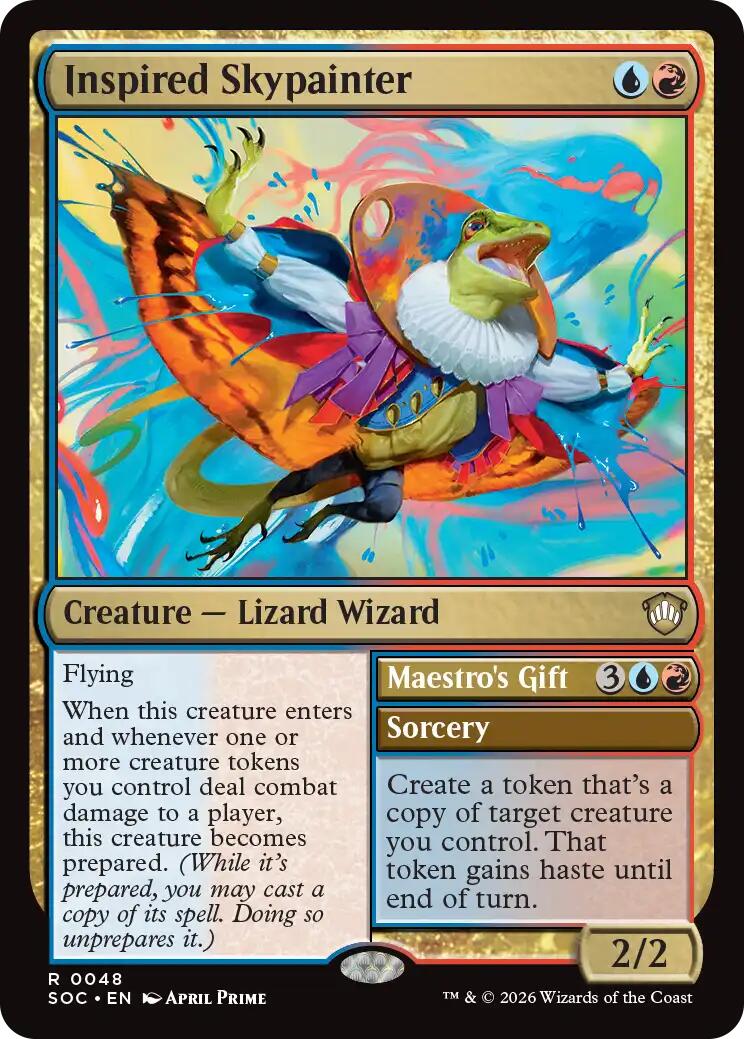 Inspired Skypainter [Secrets of Strixhaven Commander] - Destination Retro