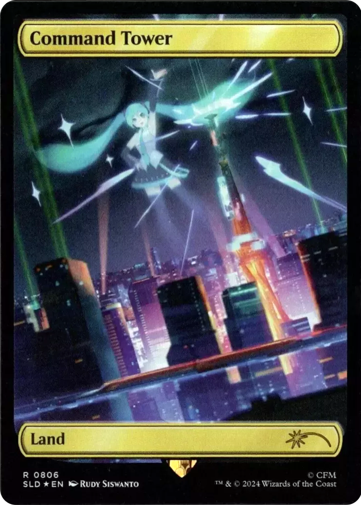 Command Tower (0806) (Rainbow Foil) [Secret Lair Drop Series] - Destination Retro