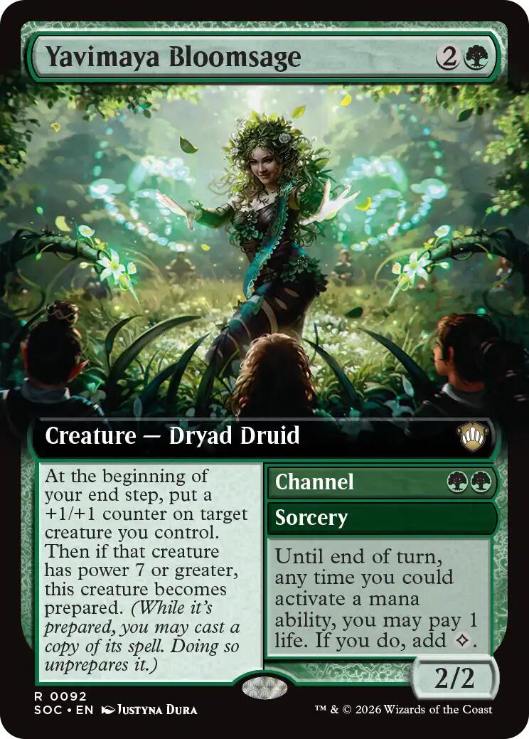 Yavimaya Bloomsage (Extended Art) [Secrets of Strixhaven Commander] - Destination Retro