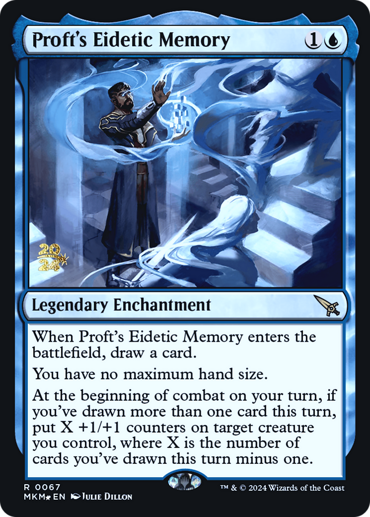 Proft's Eidetic Memory [Murders at Karlov Manor Prerelease Promos] - Destination Retro