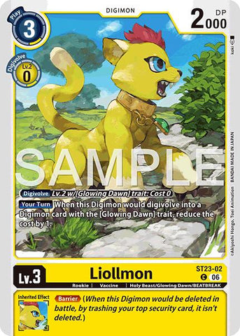 Liollmon [ST23-02] [Starter Deck: Beatbreak]