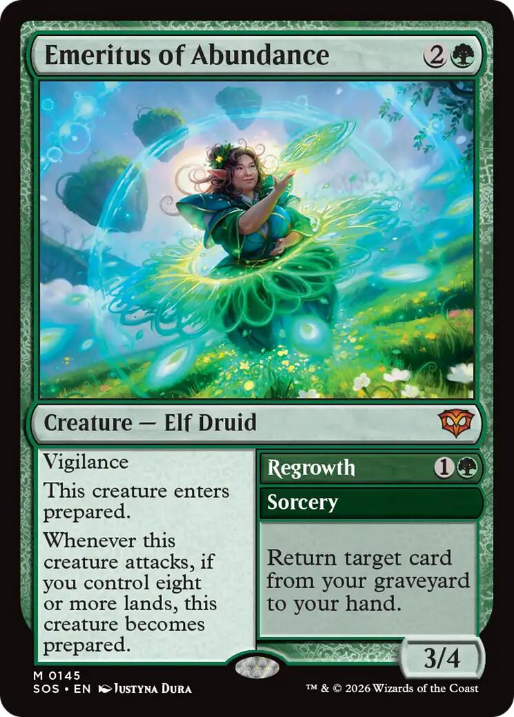 Emeritus of Abundance [Secrets of Strixhaven] - Destination Retro