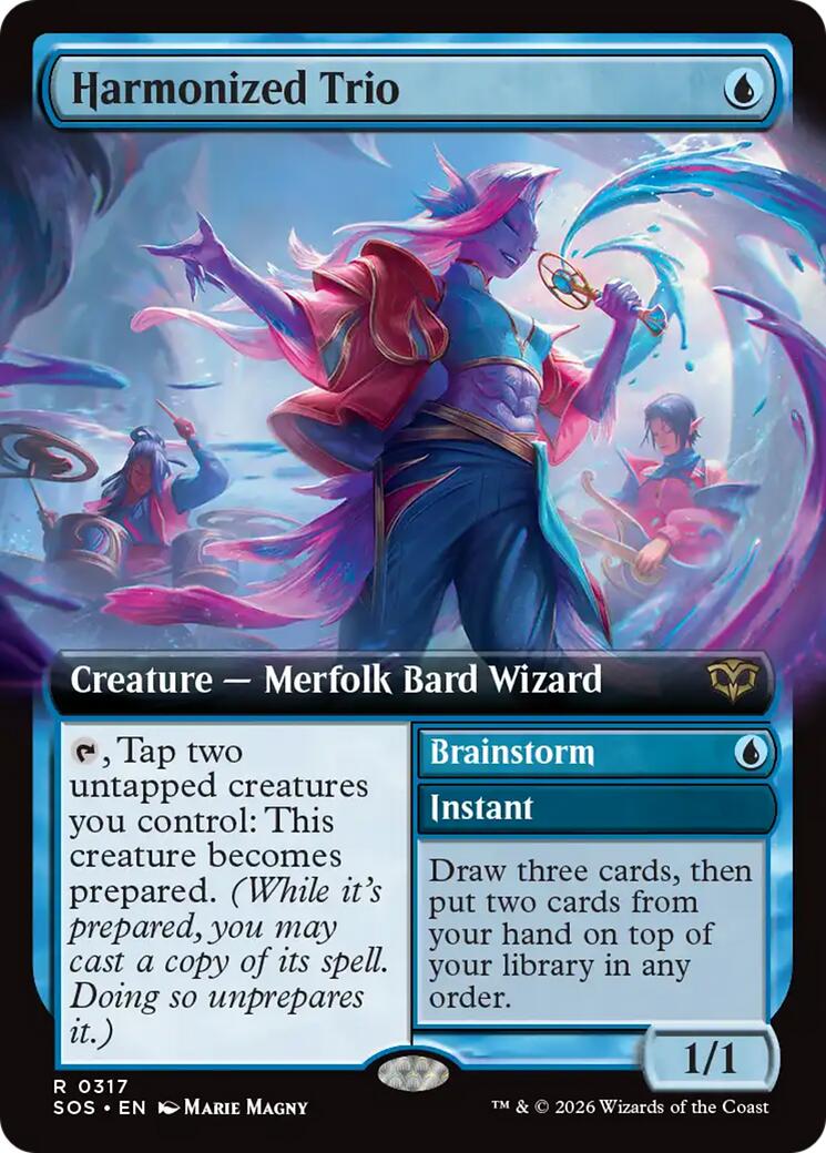 Harmonized Trio (Extended Art) [Secrets of Strixhaven] - Destination Retro