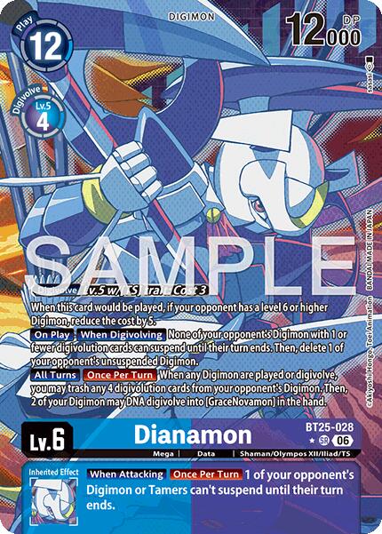 Dianamon [BT25-028] (Alternate Art) [Dual Revolution] - Destination Retro