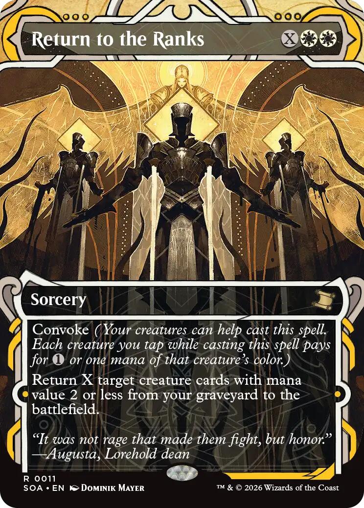 Return to the Ranks [Secrets of Strixhaven: Mystical Archive] - Destination Retro