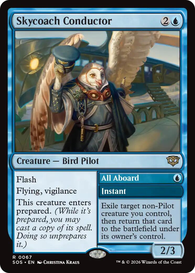 Skycoach Conductor [Secrets of Strixhaven] - Destination Retro