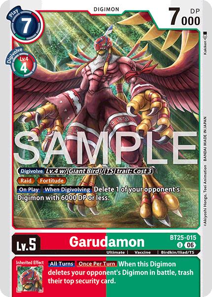 Garudamon [BT25-015] [Dual Revolution] - Destination Retro