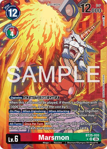 Marsmon [BT25-020] (Alternate Art) [Dual Revolution]