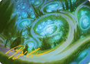 Mathemagics Art Card (Gold-Stamped Signature) [Secrets of Strixhaven Art Series] - Destination Retro