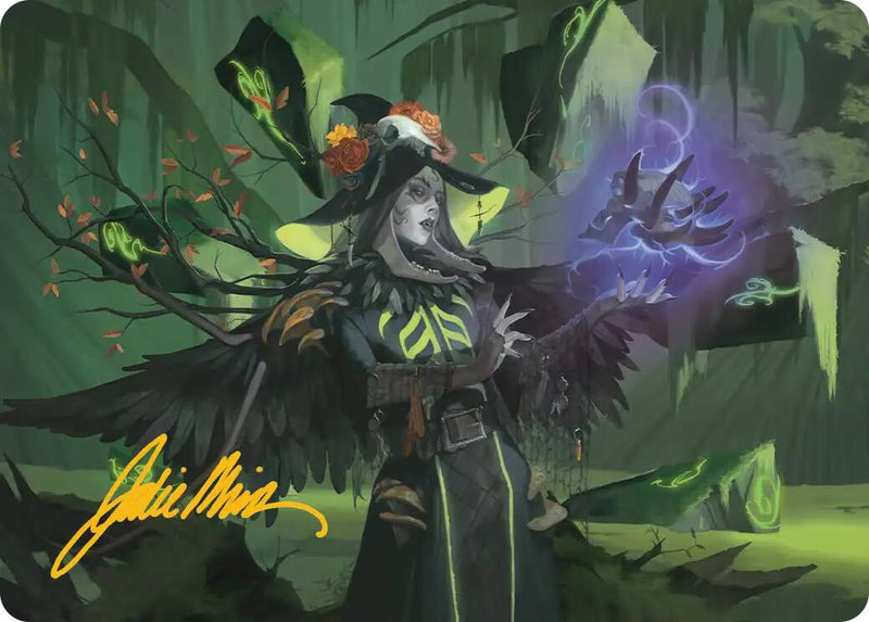 Emeritus of Woe Art Card (Gold-Stamped Signature) [Secrets of Strixhaven Art Series] - Destination Retro