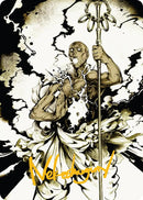 Burst Lightning Art Card (Gold-Stamped Signature) [Secrets of Strixhaven Art Series] - Destination Retro