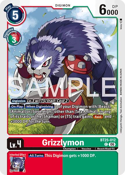 Grizzlymon [BT25-012] [Dual Revolution] - Destination Retro