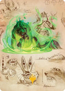Germination Practicum Art Card (Gold-Stamped Planeswalker Symbol) [Secrets of Strixhaven Art Series] - Destination Retro