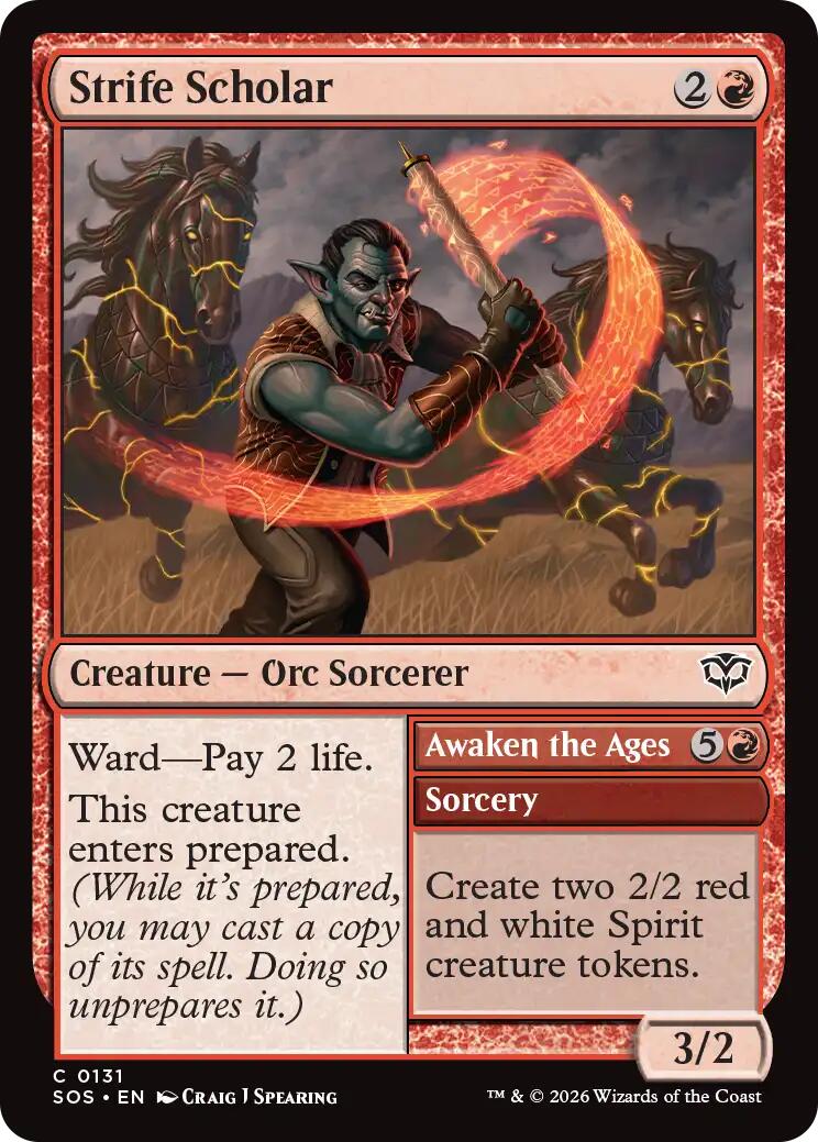 Strife Scholar [Secrets of Strixhaven] - Destination Retro