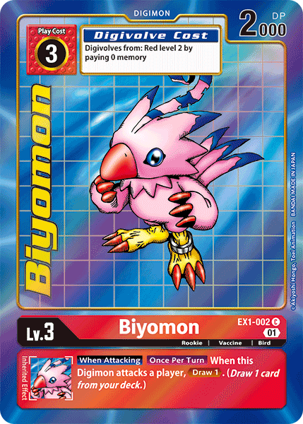 Biyomon [EX1-002] (Alternate Art) [Classic Collection] - Destination Retro