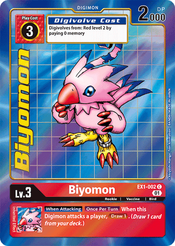 Biyomon [EX1-002] (Alternate Art) [Classic Collection] - Destination Retro