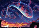 Spectacular Skywhale Art Card (Gold-Stamped Signature) [Secrets of Strixhaven Art Series] - Destination Retro