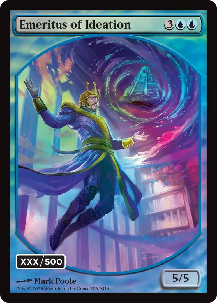 Emeritus of Ideation (Serial Numbered) [Secrets of Strixhaven] - Destination Retro