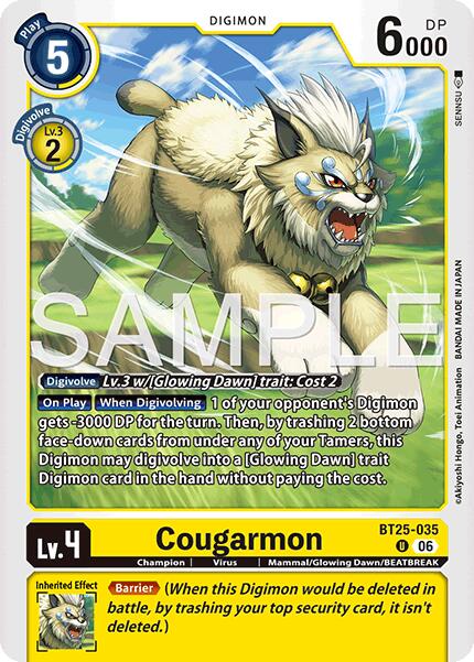 Cougarmon [BT25-035] [Dual Revolution] - Destination Retro