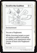 Enroll in the Coalition (2021 Edition) [Mystery Booster Playtest Cards] - Destination Retro