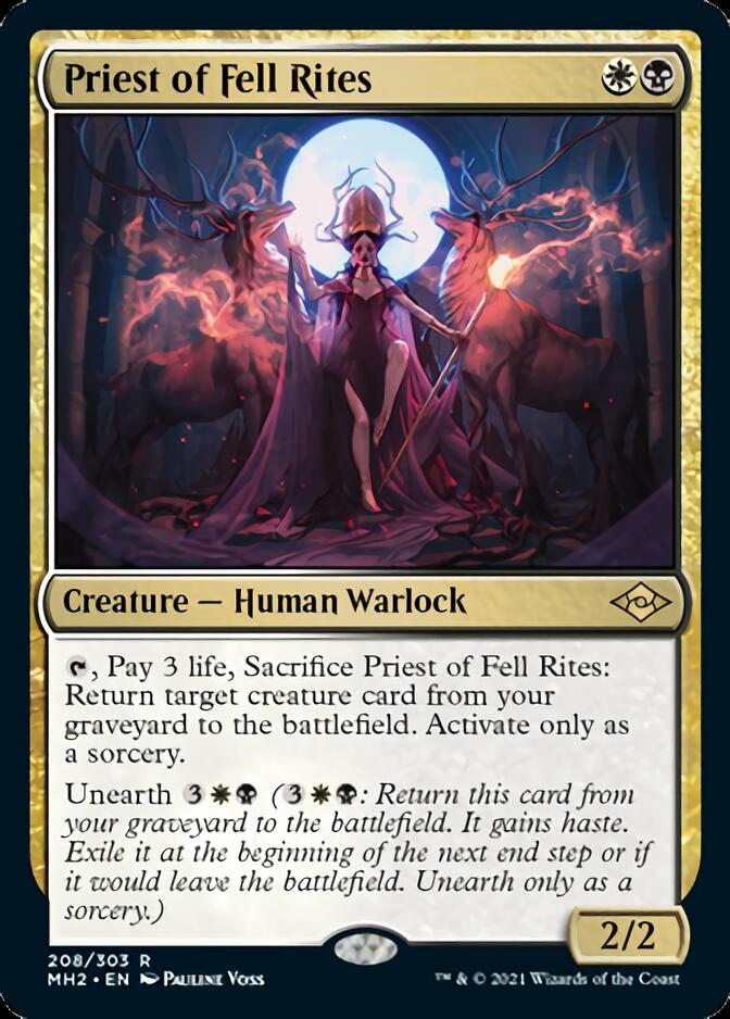 Priest of Fell Rites [Modern Horizons 2] - Destination Retro