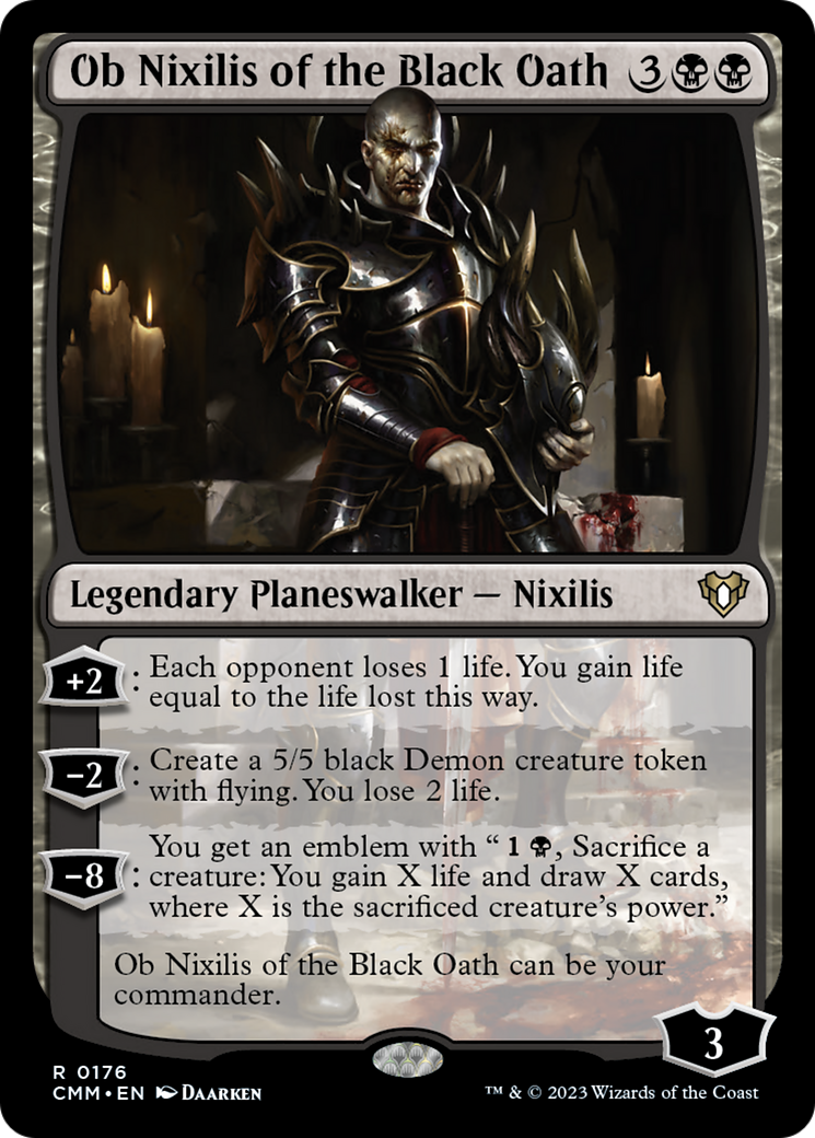 Ob Nixilis of the Black Oath [Commander Masters] - Destination Retro