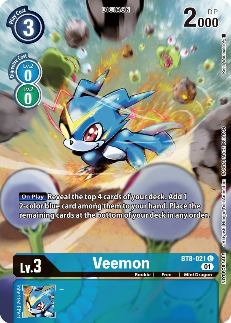 Veemon [BT8-021] (Dimensional Phase Pre-Release Pack) [New Awakening Promos] - Destination Retro