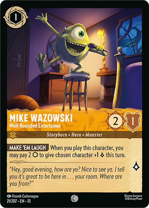 Mike Wazowski - Well-Rounded Entertainer (21/207) [Attack of the Vine!] - Destination Retro