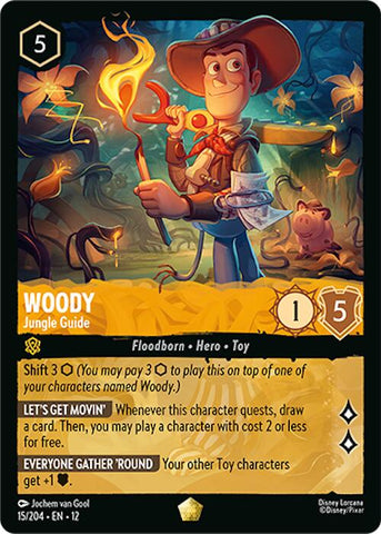 Woody - Jungle Guide (15/204) [Wilds Unknown] - Destination Retro