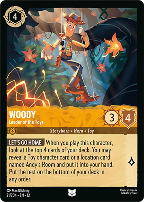 Woody - Leader of the Toys (21/204) [Wilds Unknown] - Destination Retro