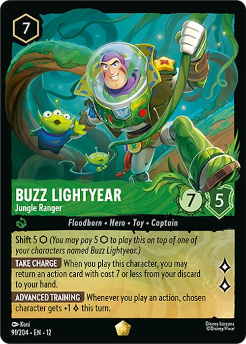Buzz Lightyear - Jungle Ranger (91/204) [Wilds Unknown] - Destination Retro