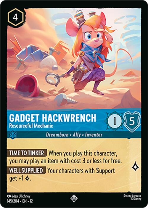 Gadget Hackwrench - Resourceful Mechanic (145/204) [Wilds Unknown] - Destination Retro