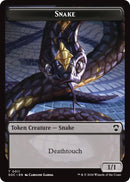 Snake // Zombie Double-Sided Token [Secrets of Strixhaven Commander Tokens] - Destination Retro
