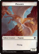 Pegasus // Inkling (0022) Double-Sided Token [Secrets of Strixhaven Commander Tokens] - Destination Retro