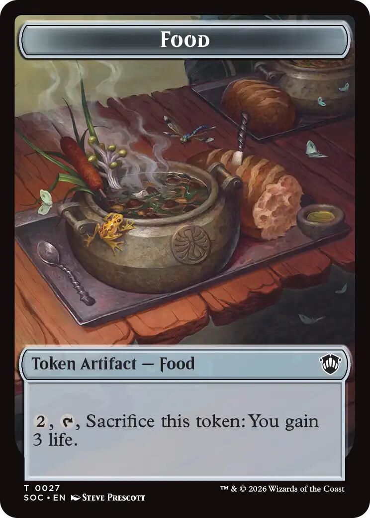 Food // City's Blessing Double-Sided Token [Secrets of Strixhaven Commander Tokens] - Destination Retro