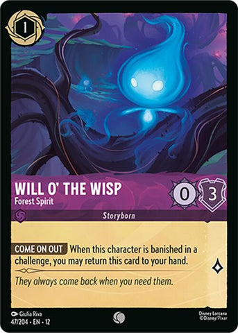 Will o' the Wisp - Forest Spirit (47/204) [Wilds Unknown] - Destination Retro