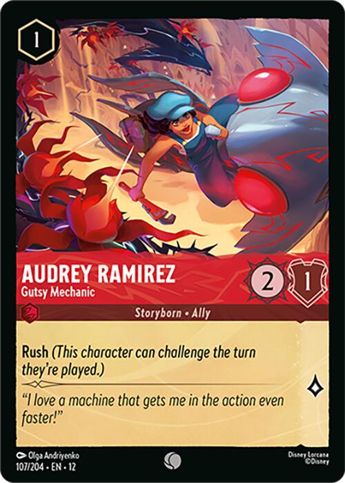 Audrey Ramirez - Gutsy Mechanic (107/204) [Wilds Unknown] - Destination Retro