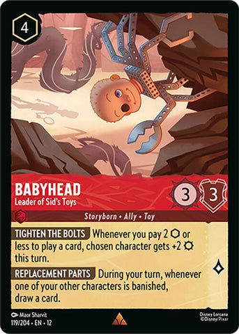 Babyhead - Leader of Sid's Toys (119/204) [Wilds Unknown] - Destination Retro