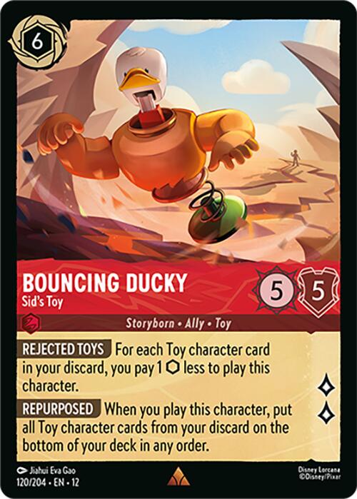Bouncing Ducky - Sid's Toy (120/204) [Wilds Unknown] - Destination Retro