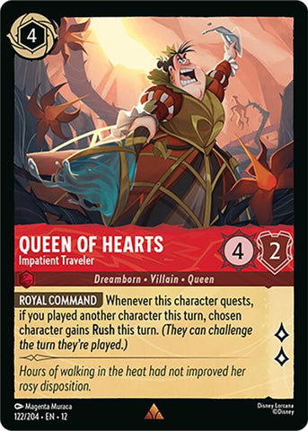 Queen of Hearts - Impatient Traveler (122/204) [Wilds Unknown] - Destination Retro