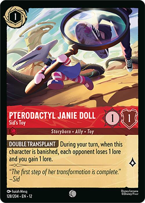 Pterodactyl Janie Doll - Sid's Toy (128/204) [Wilds Unknown] - Destination Retro