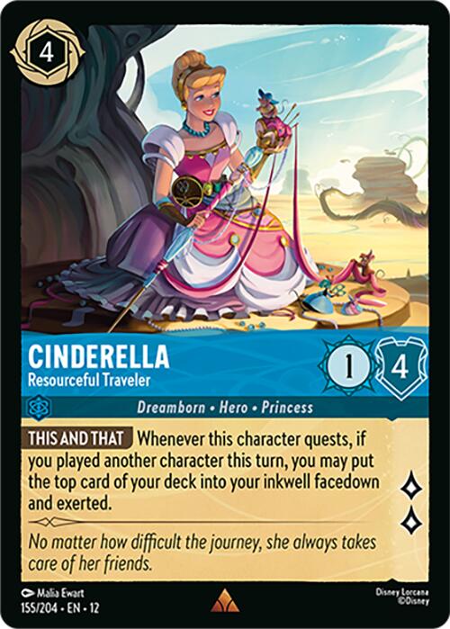 Cinderella - Resourceful Traveler (155/204) [Wilds Unknown] - Destination Retro