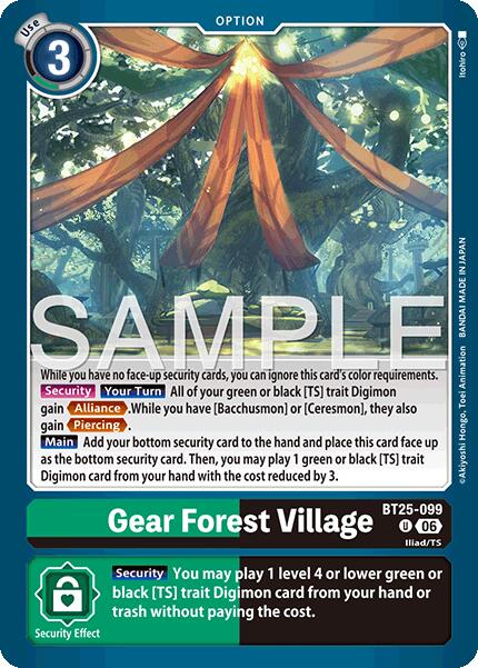 Gear Forest Village [BT25-099] [Dual Revolution] - Destination Retro