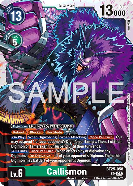 Callismon [BT25-058] [Dual Revolution] - Destination Retro