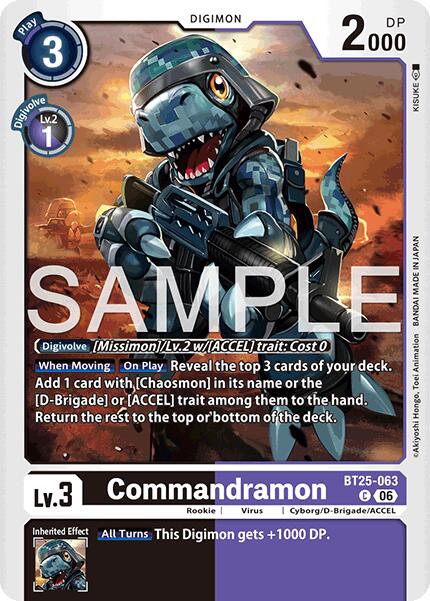 Commandramon [BT25-063] [Dual Revolution] - Destination Retro