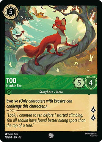 Tod - Nimble Fox (72/204) [Wilds Unknown] - Destination Retro
