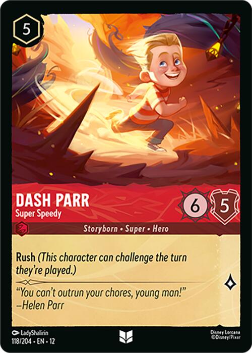 Dash Parr - Super Speedy (118/204) [Wilds Unknown] - Destination Retro