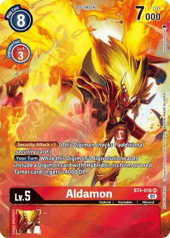 Aldamon [BT4-016] (1-Year Anniversary Box Topper) [Promotional Cards] - Destination Retro