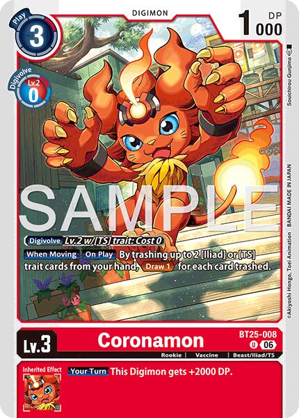 Coronamon [BT25-008] [Dual Revolution] - Destination Retro