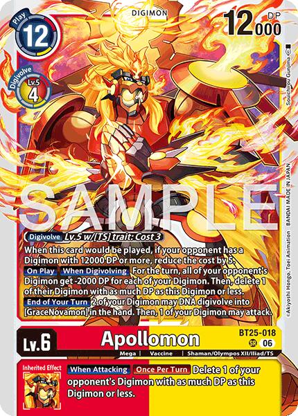 Apollomon [BT25-018] [Dual Revolution] - Destination Retro